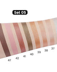 evpct 8Pcs Cream Eye Shadow Brightener Sticks Set for Eyes, Silver Champagne Golden Rose Sand Bronze Gold Orchid Pink Deep Mauve Shimmer Matte Pencil Eye shadow Crayon Applicator Stick Palette Makeup