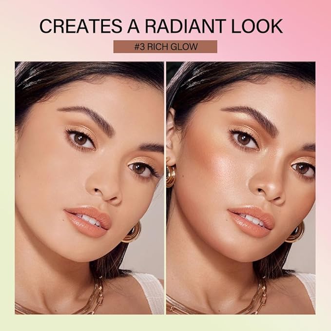 Cream Contour Stick, Face Shimmer Bronzer Stick, Blendable