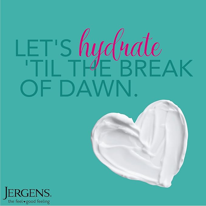 Jergens Daily Moisture Dry Skin Moisturizer, Hand and Body Lotion, with HYDRALUCENCE blend, Silk Proteins, and Citrus Extract, 21 Oz