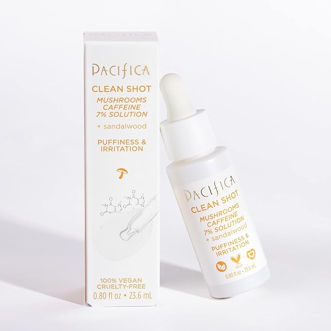 Pacifica Clean Shot Mushrooms and Caffeine 7 Percent 0.8 oz