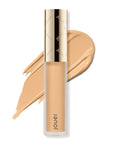 Jouer Essential High Coverage Liquid Concealer - Brightening Concealer - Color Corrector for Under Eye Dark Circles, Spot Coverage, and Eye Primer - Soft Matte Finish, Honey