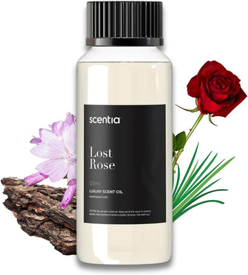 Scentia Hotel Diffuser Oil Inspired by Fairmont Hotel Scent - 120 mL 4.06 fl oz - Refill Diffuser Oil Blend Rose, Oud Wood & Clove Notes for Aromatherapy Diffusers - Lost Rose, Thanksgiving Gift