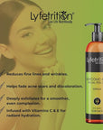 Lyfetrition Glycolic Acid/AHA 30% Renewal Serum, infused with Vitamins C & E for Skin Brightening, Exfoliating Serum Works for Dark Spots, Acne, and Reduces Fine Lines & Wrinkles - (12 Fl Oz)