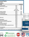 Well of Life Heart Restore: 60 Veg Capsules Helps Healthy Cholesterol, Triglyceride, Homocysteine & CRP Levels Within Normal Range : Made in USA, GMP Certified, Non-GMO