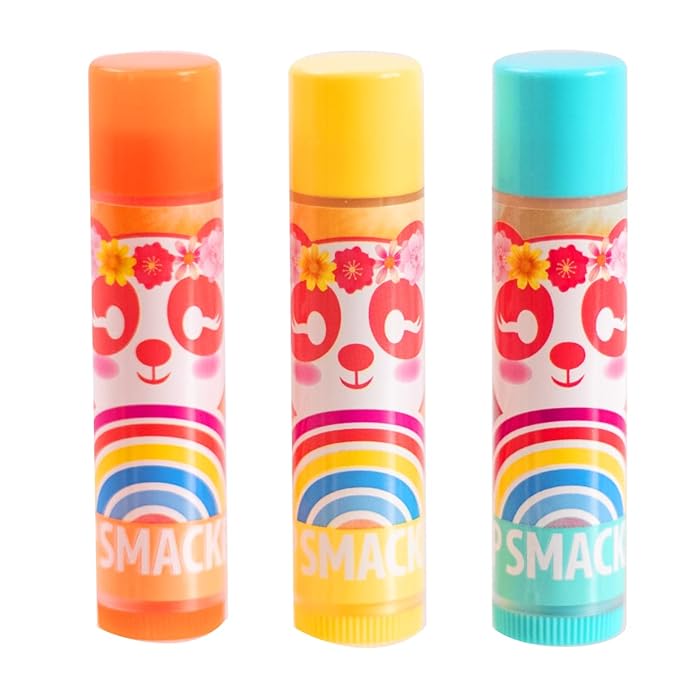 Lip Smacker Spring Panda Lip Balm Trio - Moisturizing, Soothing