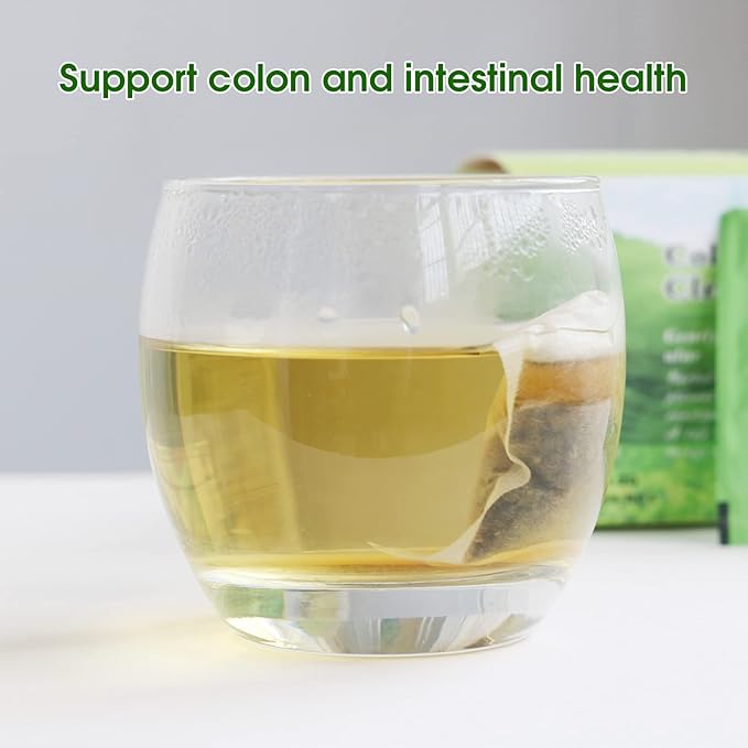 Colon Cleanser Tea, Herbal Laxative Tea, Relieve Constipation and Body Detox, Supports Healthy Gut and Digestion, 20 Tea Bags