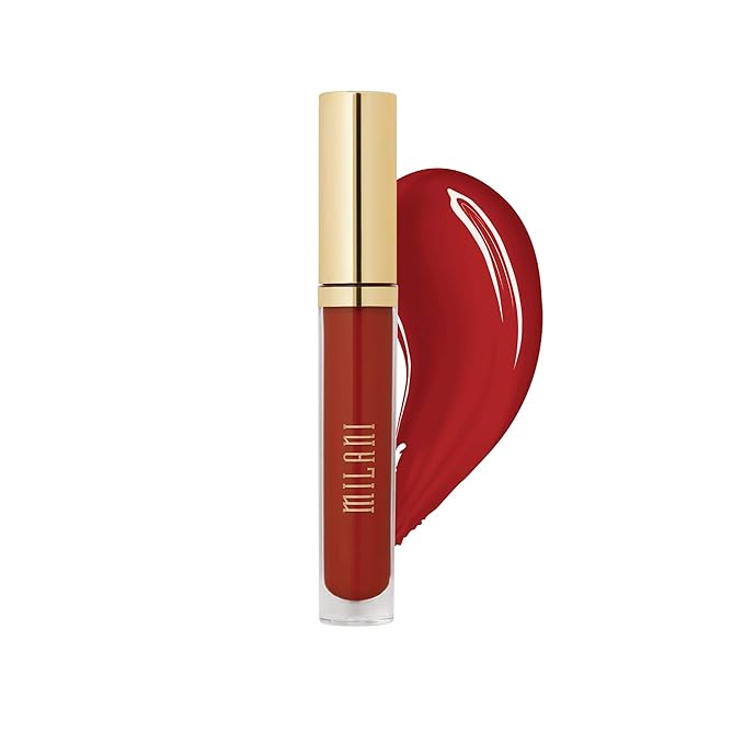 Milani Amore Shine Liquid Lip Color - Passion (0.1 Ounce) Cruelty-Free Nourishing Lip Gloss with a High Shine, Long-Lasting Finish