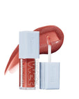 Kosas Wet Lip Oil Gloss - Hydrating Lip Plumping Treatment with Hyaluronic Acid & Peptides, Non-Sticky Finish (Dip)