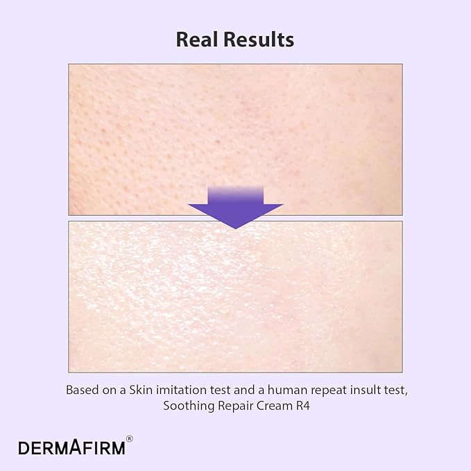 Dermafirm Soothing Repair Hydrating Face Cream R4 | Daily Face Moisturizer Facial Lotion with Eucalyptus, Peptide and Collagen | Gentle for All Skin Types No Animal Trials No Paraben 1.69 fl oz