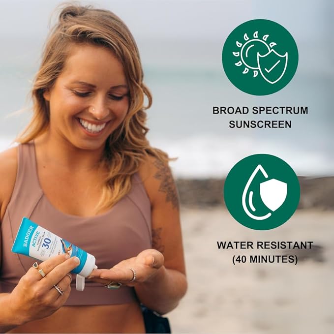 Badger SPF 30 Mineral Sunscreen and SPF 50 Mineral Sunscreen