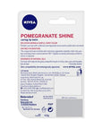 NIVEA Lip Balm, Pomegranate Shine, 4.8g
