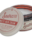 Suavecito Pomade Matte Hair Cream With DHT Blocker For Hair Regrowth - Low Shine Light Hold For Styling Thinning Hair To Look Thick & Full With Volume