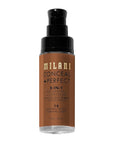 Milani Conceal + Perfect 2-in-1 Foundation + Concealer for a Flawless Complexion, Under Eye Corrector, Cover Redness and Imperfections, Waterproof and Sweatproof - Golden Toffee