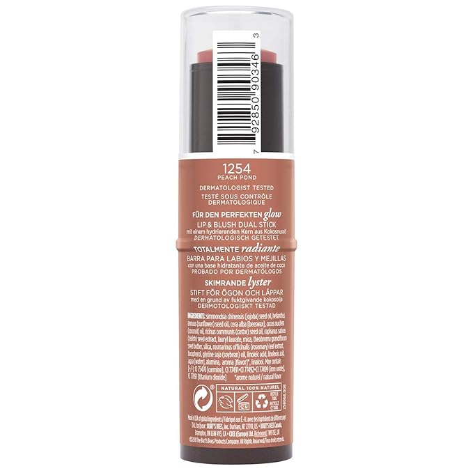 BURTS BEES Peach Pond All Aglow OZ