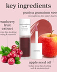 NOONI Korean Lip Oil - Applecranberry | Long-Lasting, Moisturizing, Plumping, Revitalizing for Dry Lips, Waterproof, No Peel Off, Hydrating, Nourishing Crystal Clear, 0.12 FL Oz