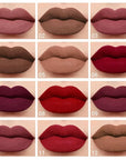 evpct 1Pcs Plum Wine Red Silky Velvet Matte Liquid Lipstick Lip Gloss Set for Women Long Lasting 24 Hours Color Stay Lipstick labiales matte larga duracion mate 24 horas originales 09#
