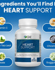Well of Life Heart Restore: 60 Veg Capsules Helps Healthy Cholesterol, Triglyceride, Homocysteine & CRP Levels Within Normal Range : Made in USA, GMP Certified, Non-GMO
