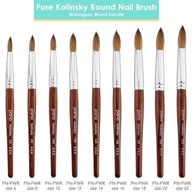 Pana usa acrylic nail brush100%