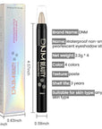 evpct 4Pcs Cream Eye Shadow Brightener Sticks Set for Eyes, Light Khaki Bronze Desert Beige Gold Shimmer Metallic Eyeshadow Pencil Applicator Stick Palette Makeup Waterproof sombras en crema para ojos