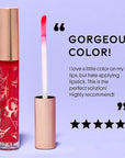 Winky Lux Fruity Gloss pH Lip Stain, Non Sticky Lip Gloss, Tinted Lip Oil, Lip Lacquer, Yummy Fruit Lipgloss, Jojoba Oil for Hydration & Shine, Raspberry