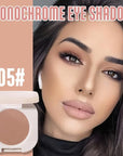Pressed Single Matte Eyeshadow Palette, Brown eyeshadow For Old Women, Pigmented Waterproof Sombras Para Ojos, Single Pressed Powder Vegan, Talc, Paraben & Cruelty Free(05)