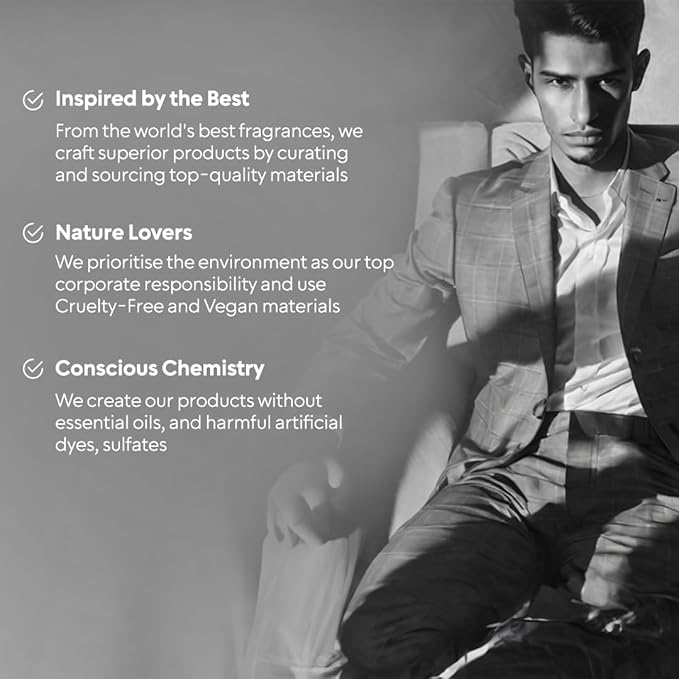 BellaVita Luxury CEO Man Perfume for Men (3.38 fl.oz) | Long-Lasting Men's Perfume with Lemon, Lavender, Tonka Vetiver & Moss Fragrance for Man | CEO Parfum for Men | Vegan & Cruelty-Free Fragrance