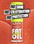 NYX PROFESSIONAL MAKEUP Fat Oil Lip Drip, Moisturizing Lip Oil Gloss, Vegan Tinted Formula, Up to 12 HR Hydration - Follow Back (Shimmering Warm Nude)