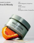 Salt & Stone Body Cream – Bergamot & Hinoki | Hydrating Formula with Seaweed Extracts, Spirulina & Squalane | Deep Hydration, Skin Barrier Repair & Healthy Glow | for all Skin Types (6.7 fl oz)