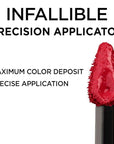 L’Oreal Paris Makeup Infallible 8 Hour Hydrating Lip Gloss, Barely Nude, 0.21 Fl Oz
