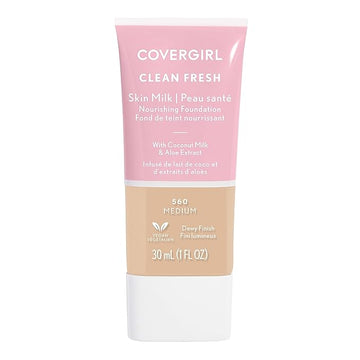 COVERGIRL, Clean Fresh Skin Milk Foundation, Medium, 1 may vary)