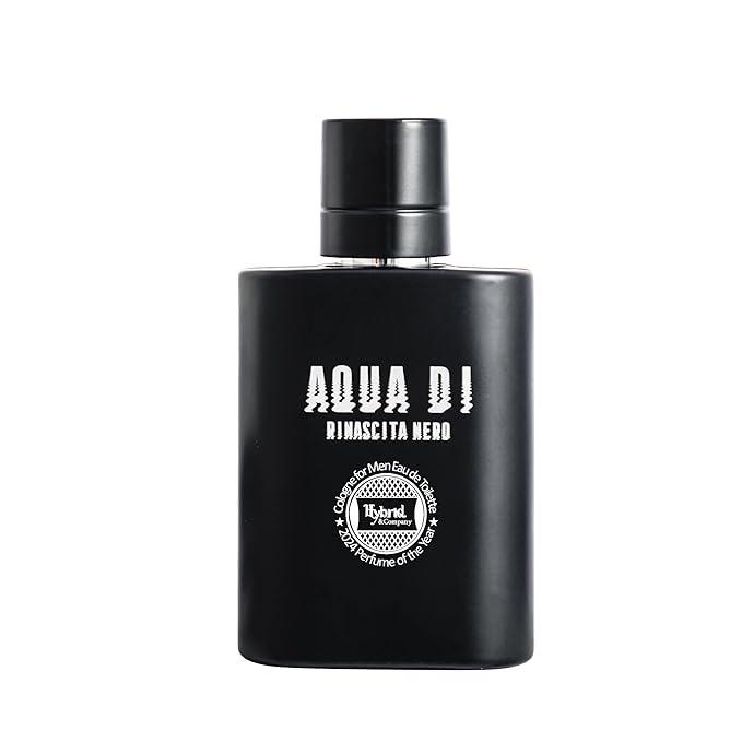 Hybrid & Company Aqua Di Rinascita Nero For Men Eau De Parfum Vaporisateur Natural Spray 3.4 Fl Oz