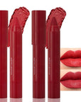 BINGBRUSH Crayon Matte Longwear Lipstick Pack Set,Moisture Smooth Color Stick Ultimate Lip Crayon for Makeup Collection - Waterproof Velvet Lipgloss (2pcs 08#&10#, 2 Count (Pack of 1))