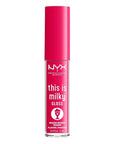NYX PROFESSIONAL MAKEUP This Is Milky Gloss, Lip Gloss with 12 Hour Hydration, Vegan - Mixed Berry Shake (Raspberry)