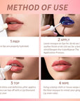 Lip Stain - Wipe-Off & Peel Off Lip Color | Waterproof, Long Lasting, Transfer-Resistant, Smudge-Proof Lip Tint | Easy Wipe Finish, High Pigment | All-Day Vibrant Kiss-Proof Lip Stain, Warm Terracotta