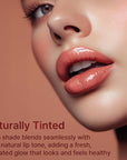 Lip Balm – Long-Lasting Hydration with Natural Color – Korean Beauty, Oasis Plant Complex, Silicone-Free, Vegan & Cruelty-Free Lip Care (003 Sunset Coral)