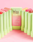 Pixi On-the-Glow Blush - Ruby, Hydrating Tinted Moisture Blush Stick with Ginseng, Aloe Vera & Fruit Extracts, For Cheeks & Lips, 19g / 0.6oz, Paraben-Free