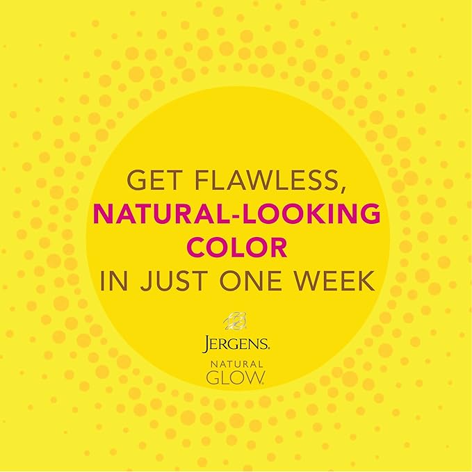 Jergens Natural Glow In Shower Lotion, Self Tanner for Fair to Medium Skin Tone, Sunless Tanning Wet Skin Lotion for Gradual, Flawless Color, 7.5 Ounce, Pack of 2