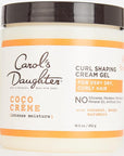 Carol’s Daughter Coco Creme Curl Shaping Cream Gel, with Coconut Oil, Coconut Milk, Hair Gel for Curly Hair , Silicone, Paraben and Mineral Oil Free, For Very Dry Split Ends, 16 Oz