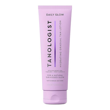 Tanologist Hydrating Daily Glow - Fair/Medium - Hydrating Gradual Tan Lotion - Natural, Sun Kissed Glow - Daily Tanning Lotion with Hyaluronic Acid & Squalane - 8.45 fl oz
