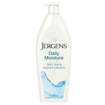 Jergens Daily Moisture Dry Skin Moisturizer, Hand and Body Lotion, with HYDRALUCENCE blend, Silk Proteins, and Citrus Extract, 21 Oz