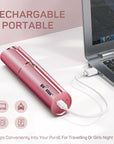 gurelax Facial Hair Removal for Women, Facial Hair Remover, Electric Face Shaver, Painless Hair Removal Device for Lip, Chin with a Velvet Bag