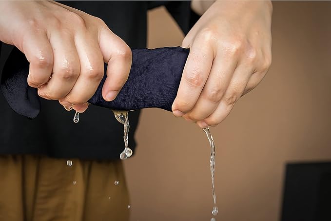 Softolle 100% Cotton Washcloths 60 Pack (12x12 Inches) Soft, Highly Absorbent Washcloth, Face Towels, Wash Cloths for Face, Ring Spun, Bulk Pack (Grey)