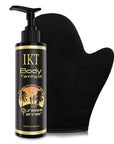 FUNAN Self Tanner Tanning Oil Kit, Deep Moisturizing Sunless Tanner with Application Mitt, Even & Natural Bronzing Self Tan for Face & Body, 3.38 fl oz