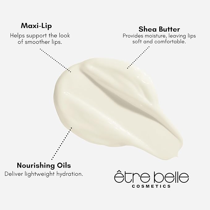 êb être belle Cosmetics Lip Protector Balm, Skin Care for Women, Long Lasting Lip Moisturizer with Shea Butter, Beeswax, Royal Jelly & Natural Oils, Make Up Essential, Travel Friendly, Clear, 4.6 mL