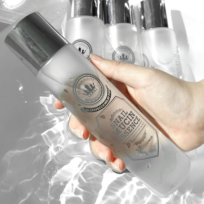 Elizavecca Milky Piggy Snail Mucin Essence 200ml/6.76 fl.oz. - Water Face Serum | Snail Mucin Toner | Anti-Aging Face Serum for Dry Skin | Not Tested on Animals