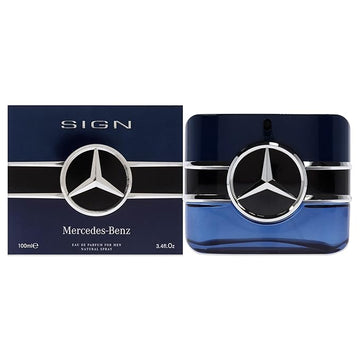 Mercedes-Benz Sign - Eau de Parfum for Men - Long Lasting Mens Cologne - Tonka Bean, Lavender, Patchouli Cologne for Men - Perfume for Men - 3.4 oz