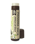 Panama Jack Sunscreen Lip Balm - SPF 45, Broad Spectrum UVA-UVB Sunscreen Protection, Prevents & Soothes Dry, Chapped Lips, Vanilla, 3-pack