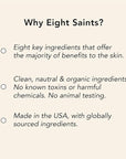Eight Saints Vitamin C Serum For Face, Anti Aging Facial Serum, Hyaluronic Acid, Vitamin E, Organic Aloe Vera and Jojoba Oil, Hydrating & Brightening Serum for Dark Spots, Fine Lines and Wrinkles, 1oz