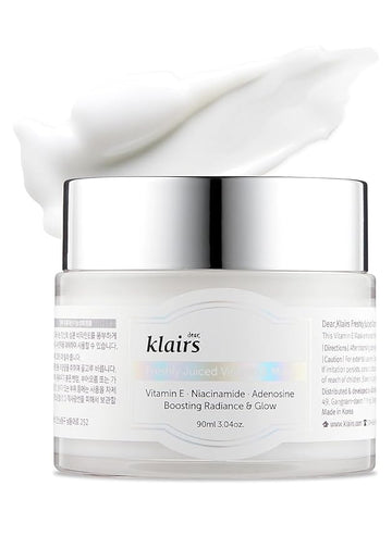 DearKlairs] Freshly Juiced Vitamin E Mask Daily Moisturizer, Sleeping Mask, Boost the Effect Vitamin C, Niacinamide, Adenosine, cream, clear skin, antioxidant serum (3.04 Ounce (Pack of 1))