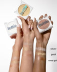 Diamond Bounce Highlighter in Frosted, Ultra-fine Gel-powder Highlighter Iridescent Highlight